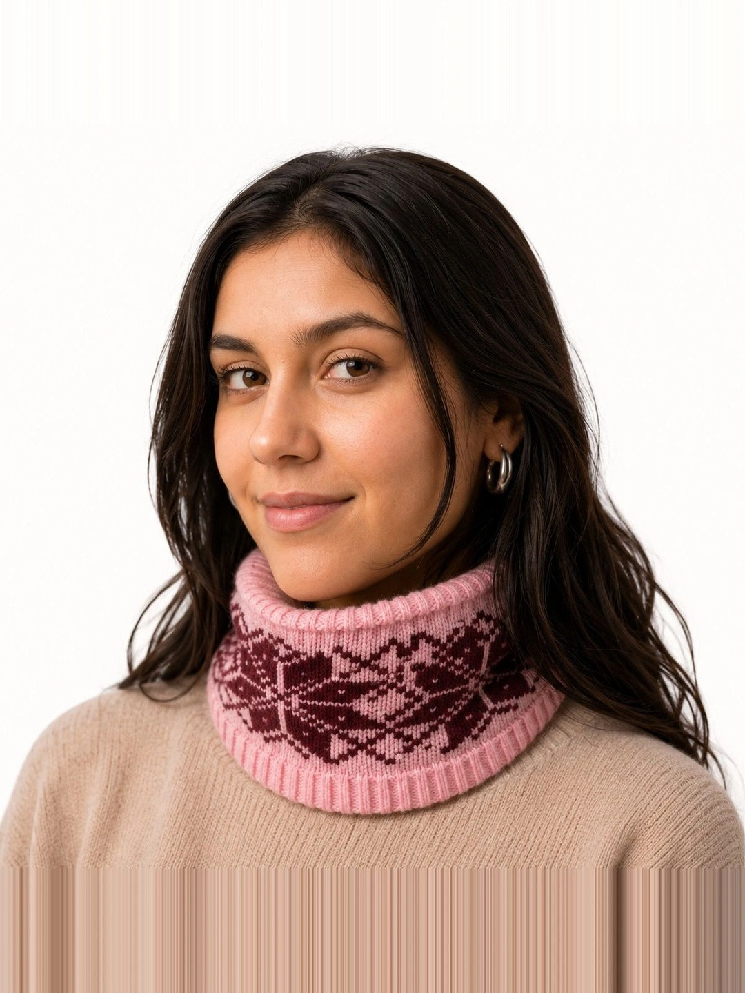HETESHE Women Patterned Acrylic Mufflers