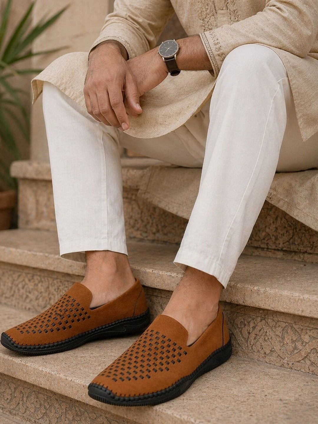 Provogue Men Perforations Loafers