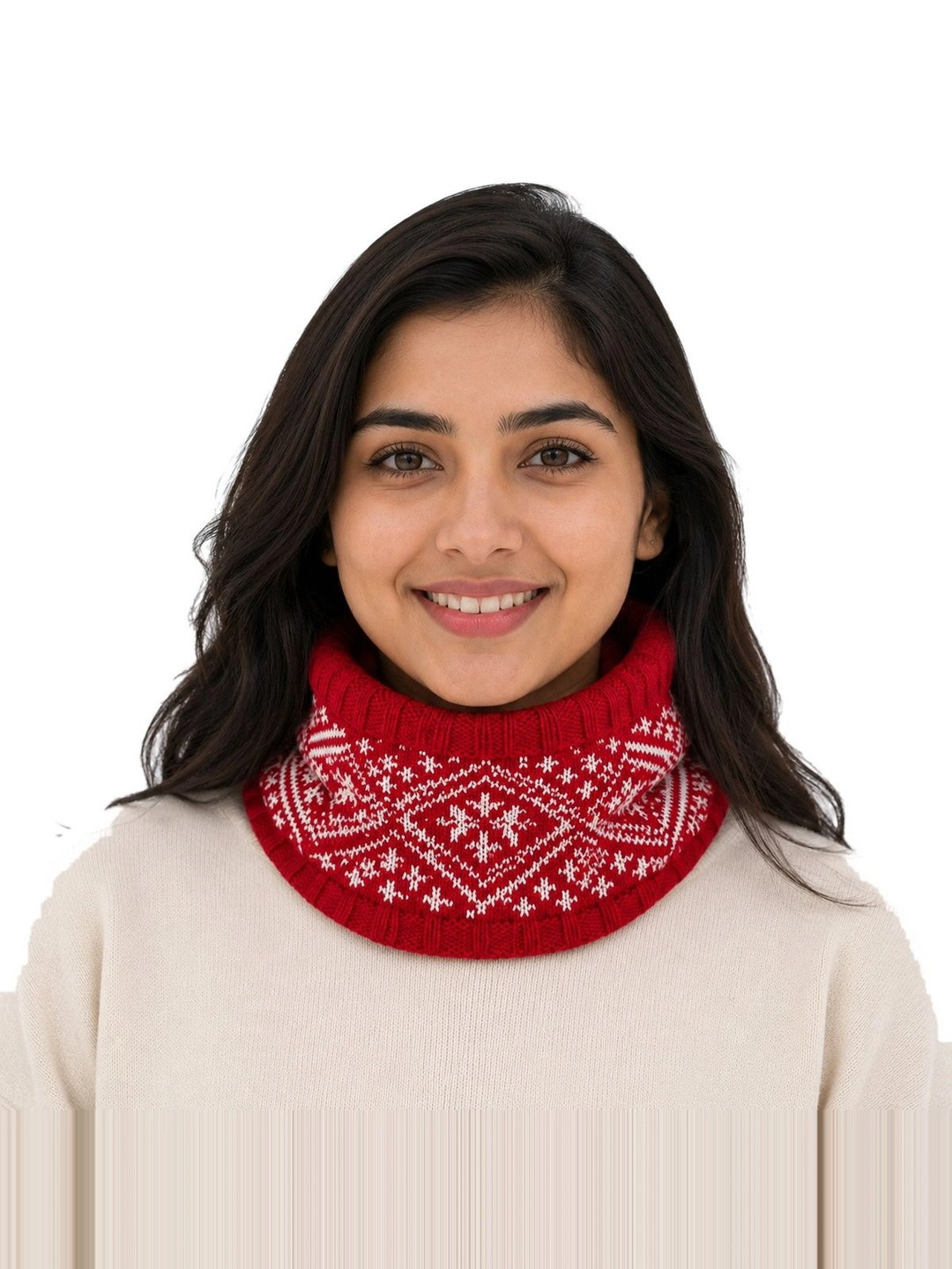 HETESHE Women Patterned Acrylic Mufflers