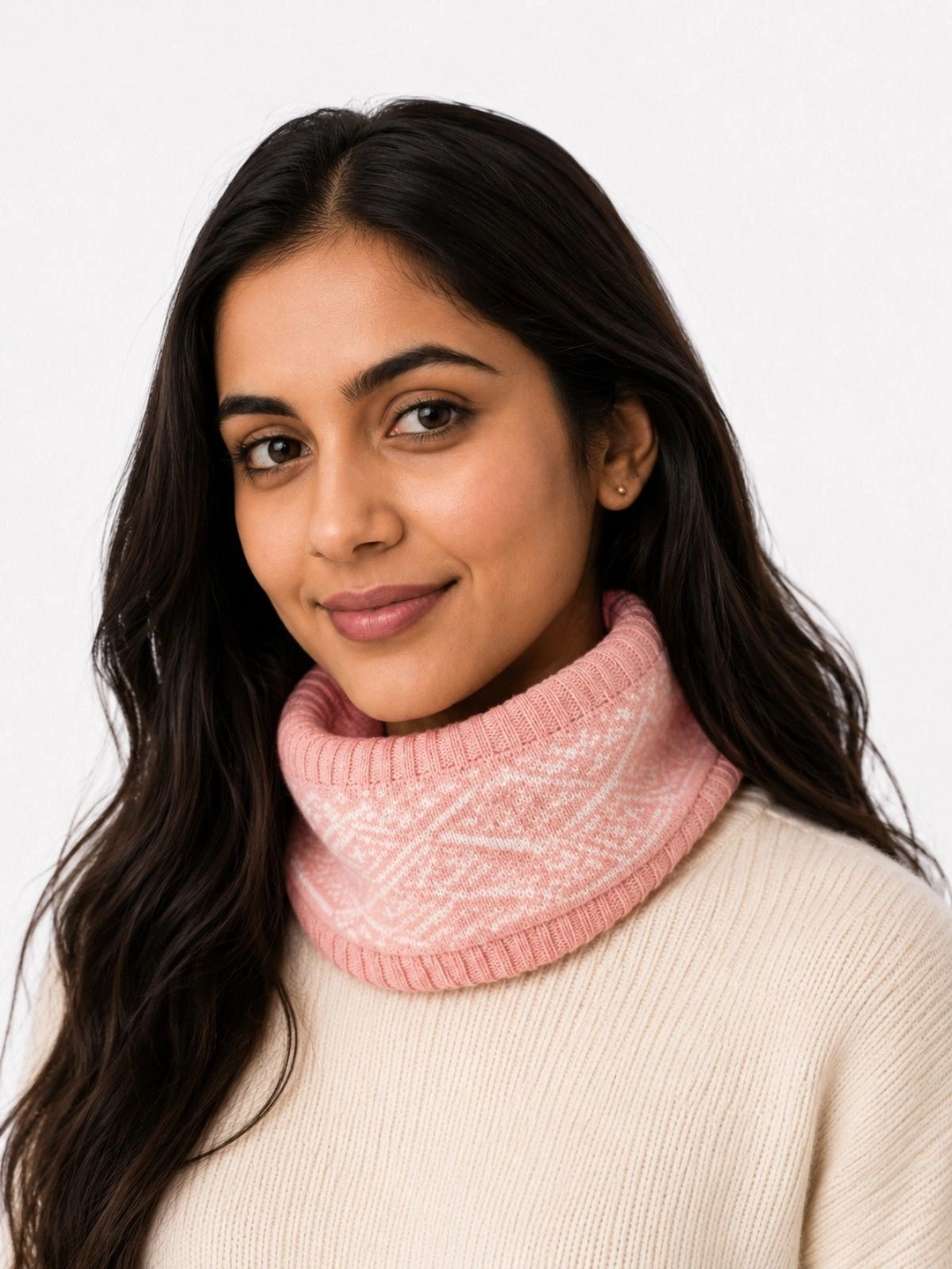 HETESHE Women Patterned Acrylic Mufflers