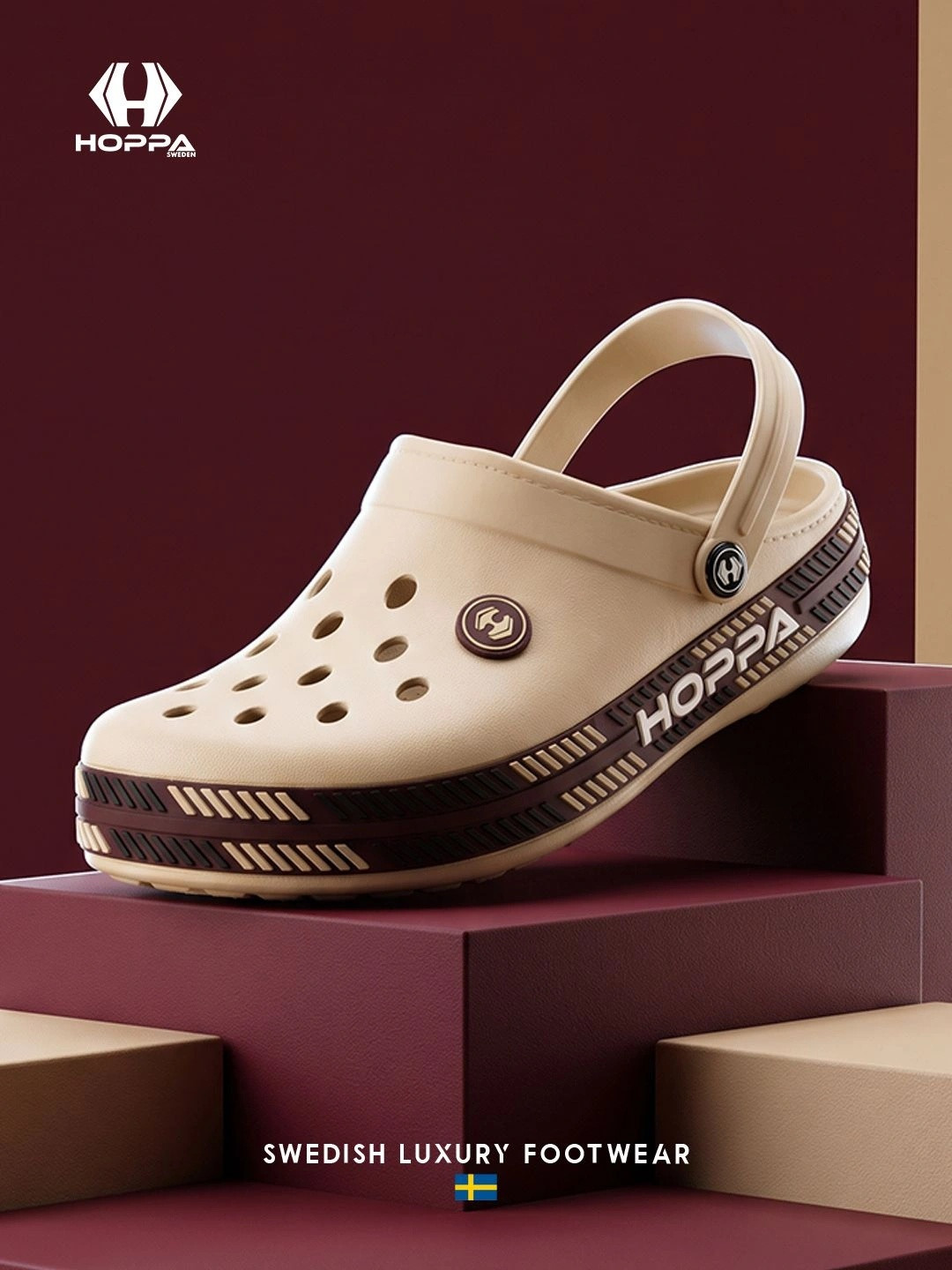 Hoppa Liner Beige Clogs Men