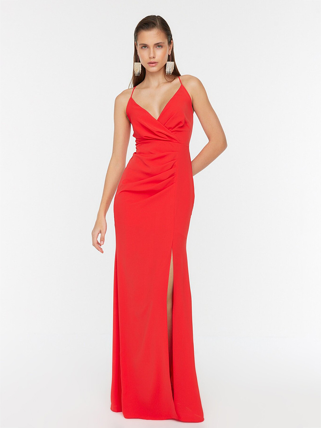 Trendyol Women Red Maxi Dress