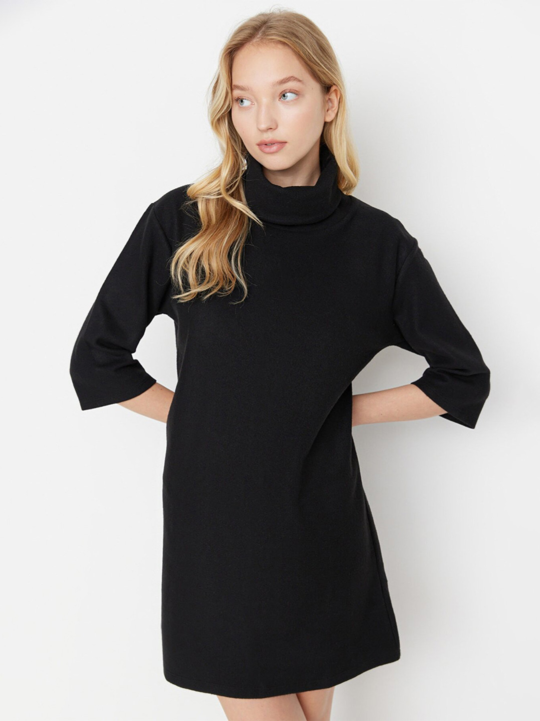 Trendyol Women Black Sheath Mini Dress