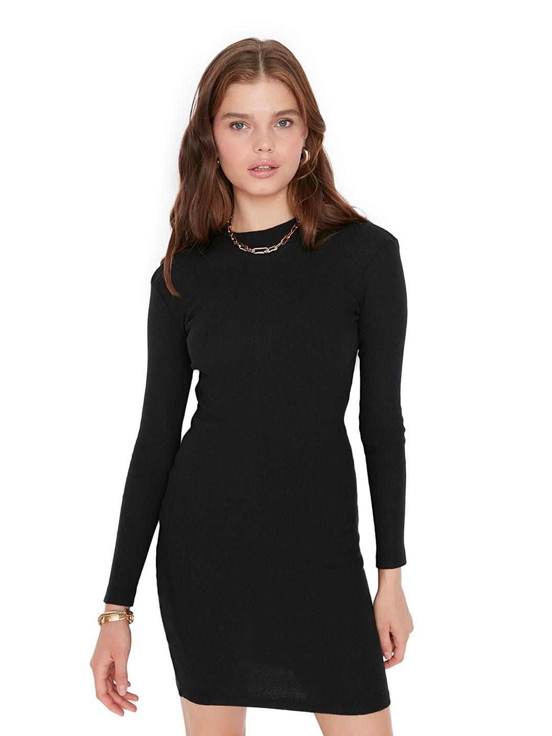 Trendyol Black Bodycon Dress