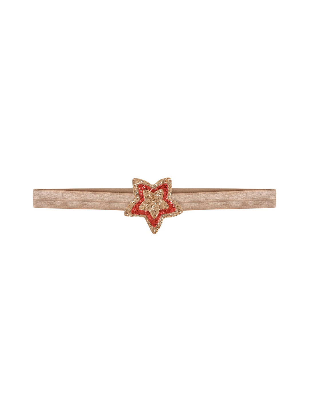 Aye Candy Girls Gold-Coloured & Red Star Headband