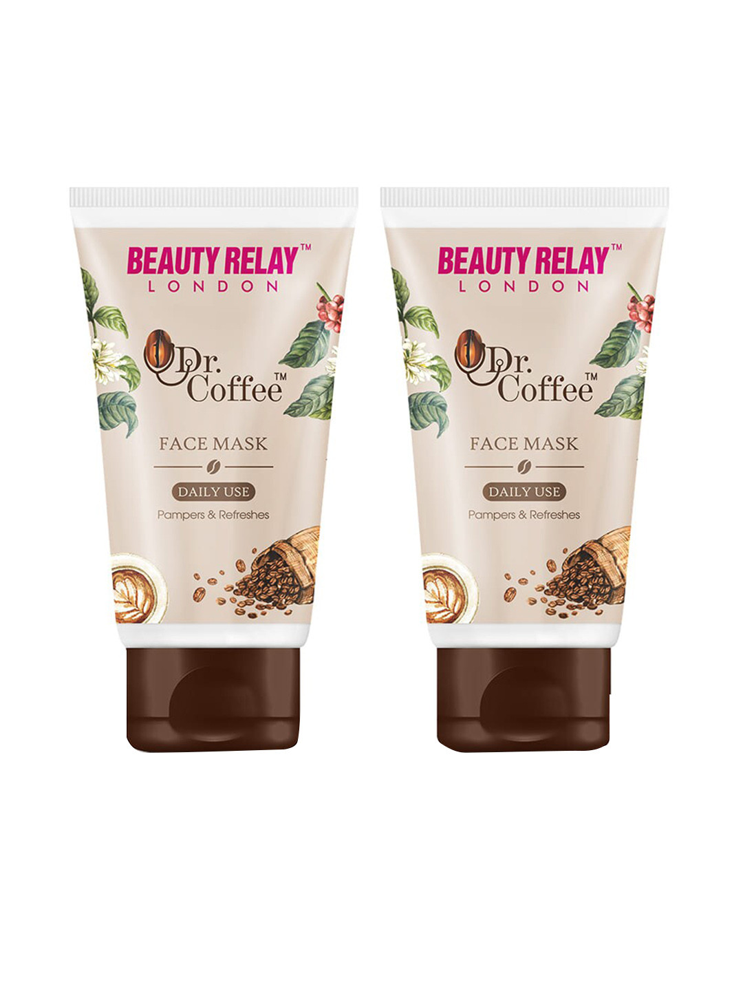 BeautyRelay London Dr. Coffee Face Masks 200g - Buy 1 Get 1 Free