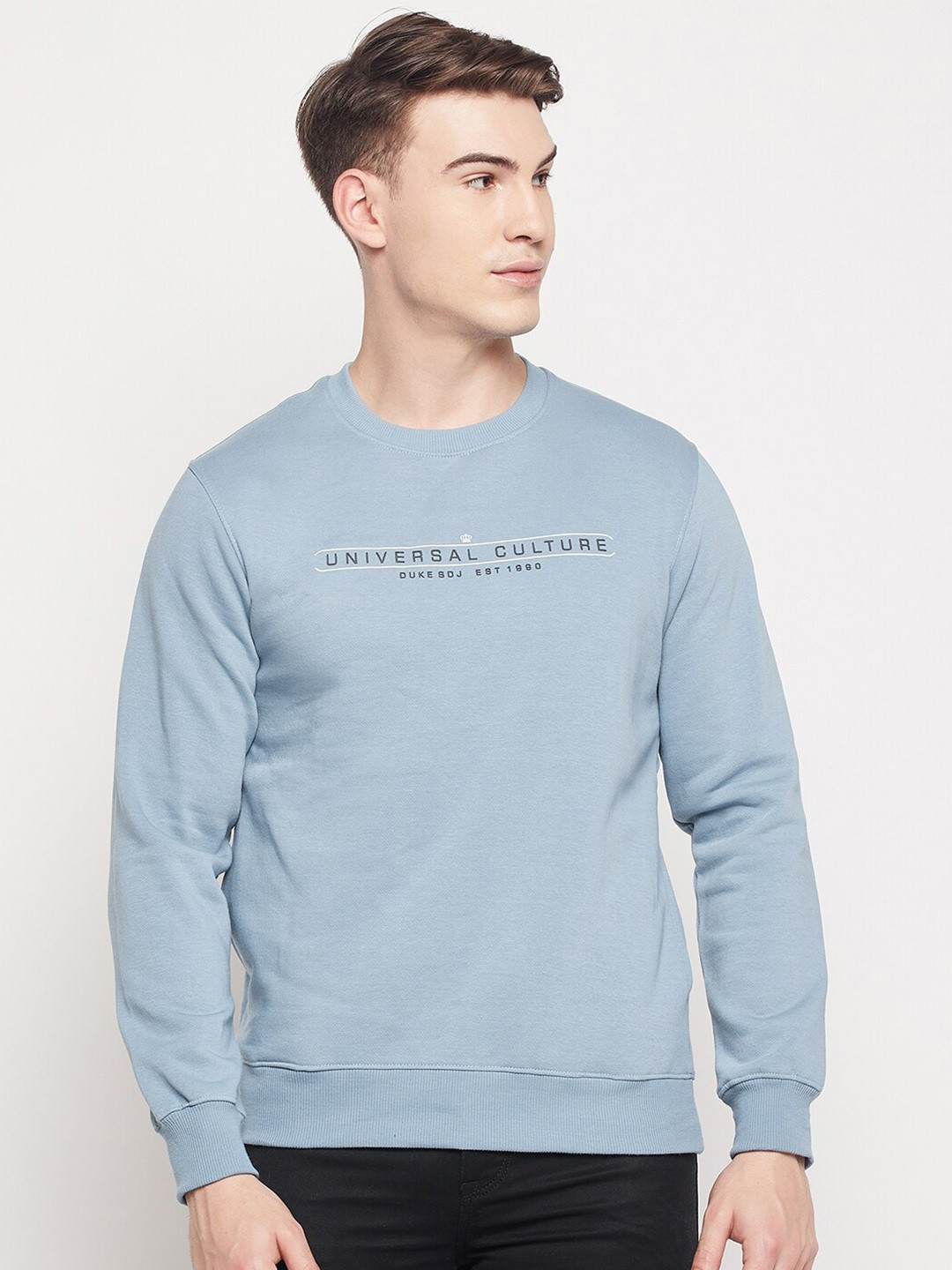 Duke Men Blue Sweatshirt