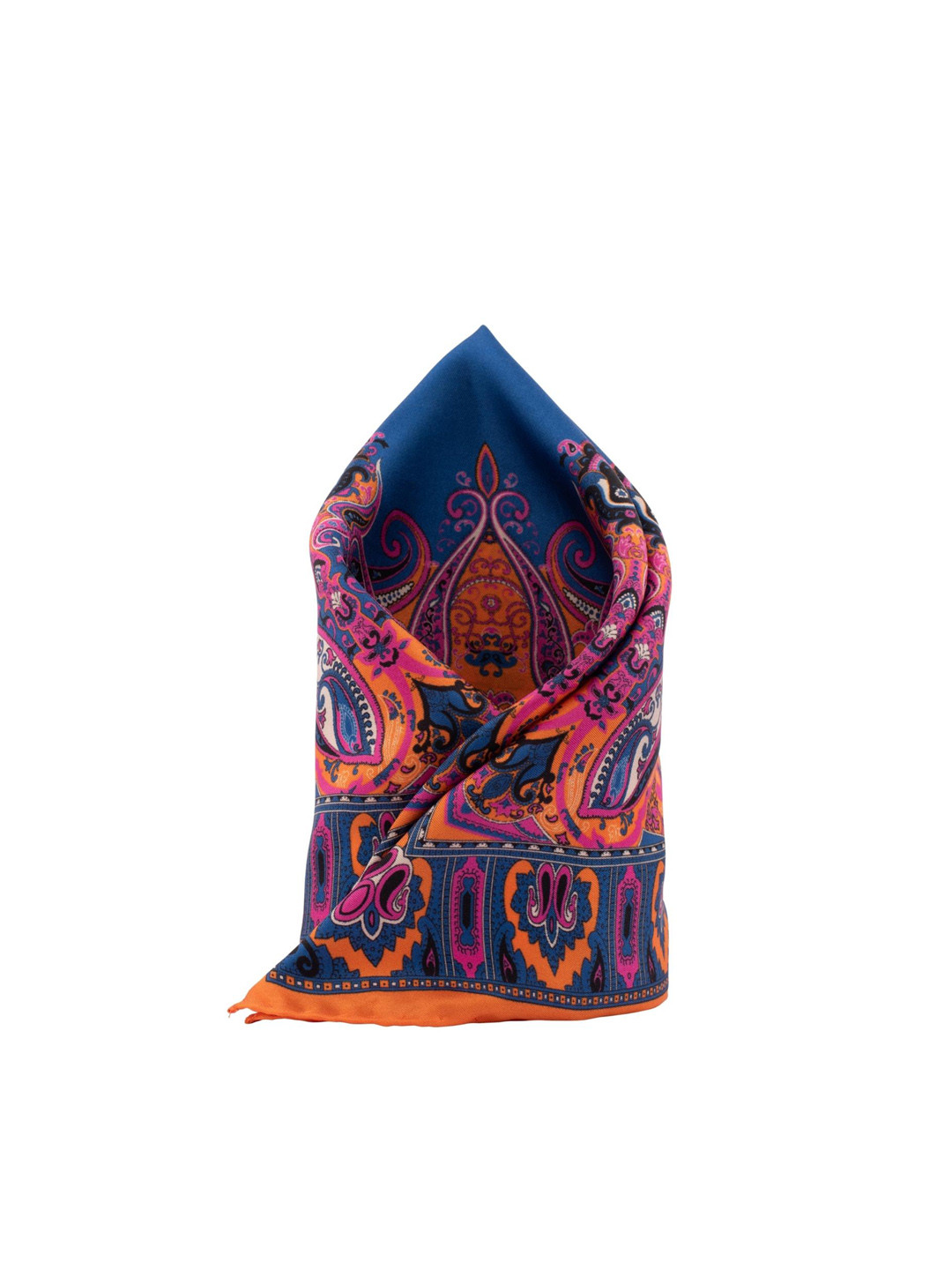 The Tie Hub Men Italian Paisley Silk Pocket Square