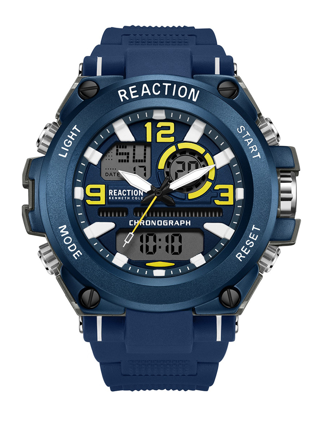 REACTION KENNETH COLE Men Blue Dial ANA-DIGIT Straps Analogue & Digital Watch KRWGP9008103
