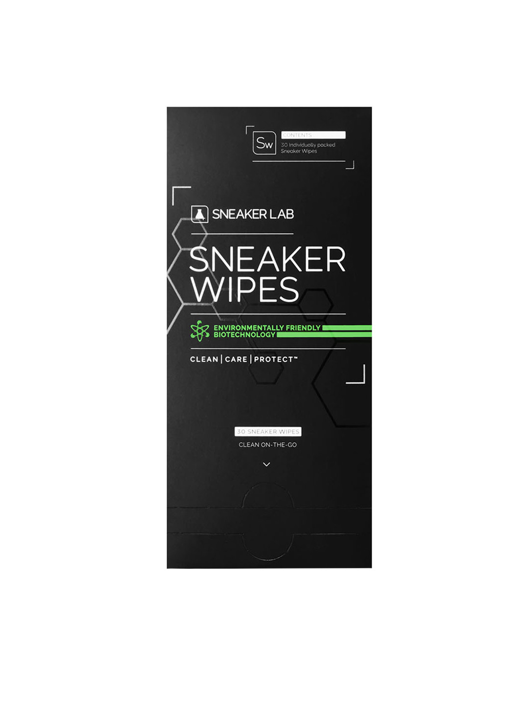 SNEAKER LAB Women Set Of 30 Black Solid Sneaker Wipes