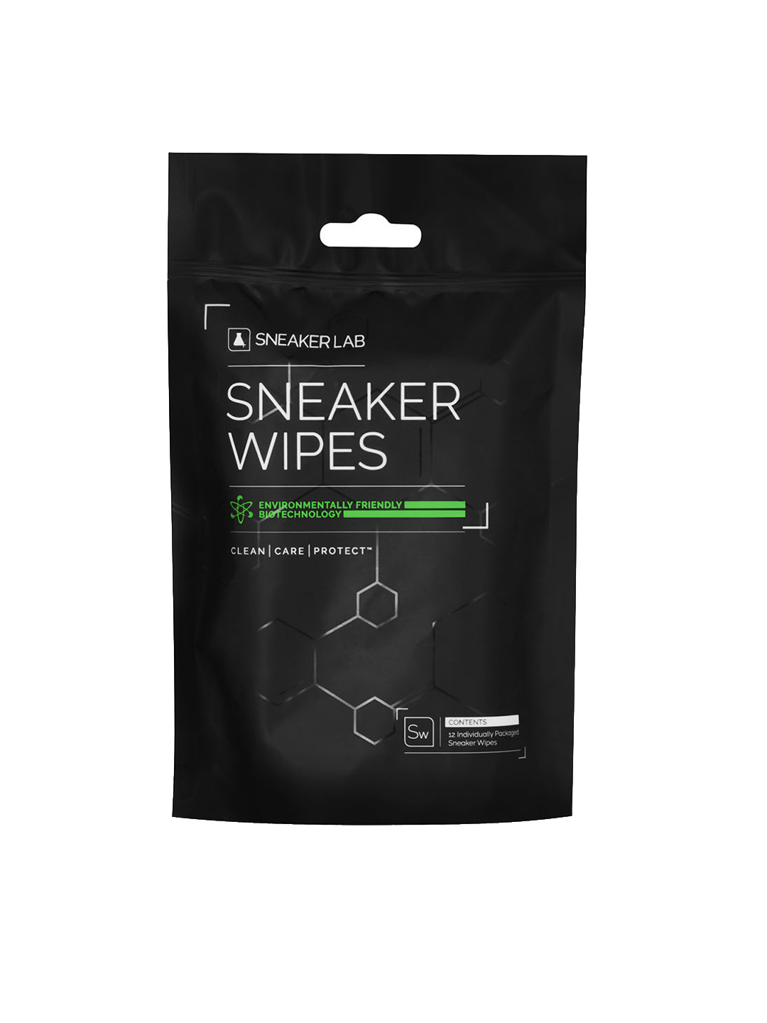 SNEAKER LAB Women Black Sneaker Wipes- 12 Pack