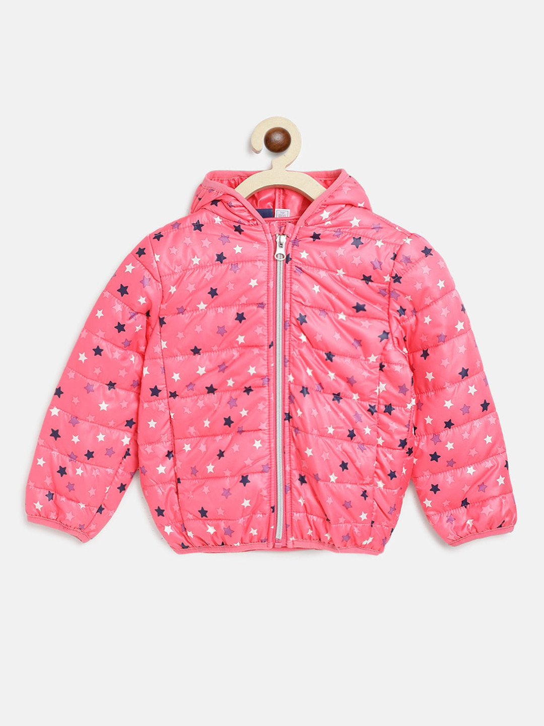 Chicco Girls Pink White Insulator Puffer Jacket