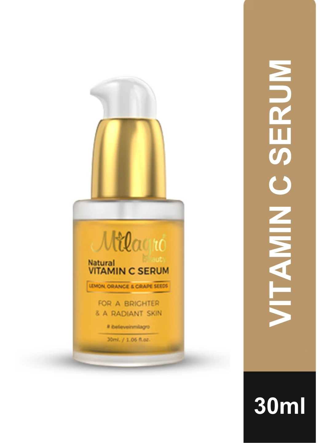 Milagro beauty Vitamin C Serum for Face Brightening, Hyper-pigmentation, Skin Clearing Serum 30ml