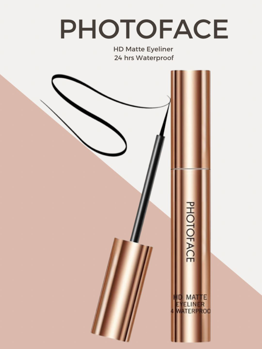 ME-ON Photoface HD Matte 24-Hrs Waterproof Eyeliner 5.5ml - Black