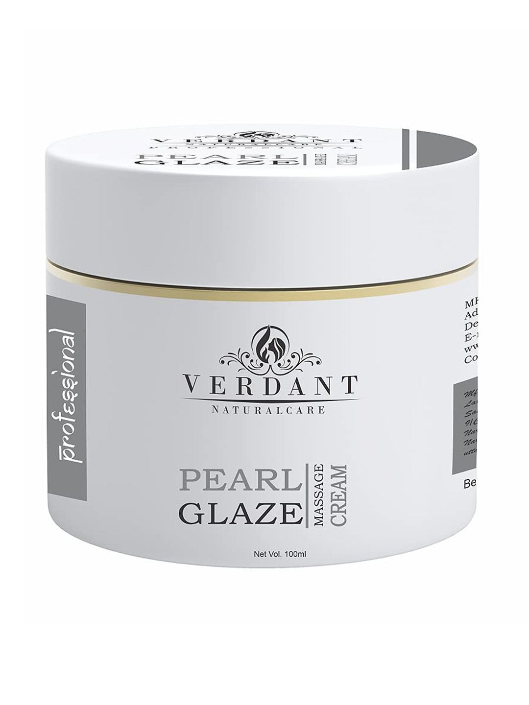 Verdant Natural Care Pearl Glaze Face Massage Cream 100ml