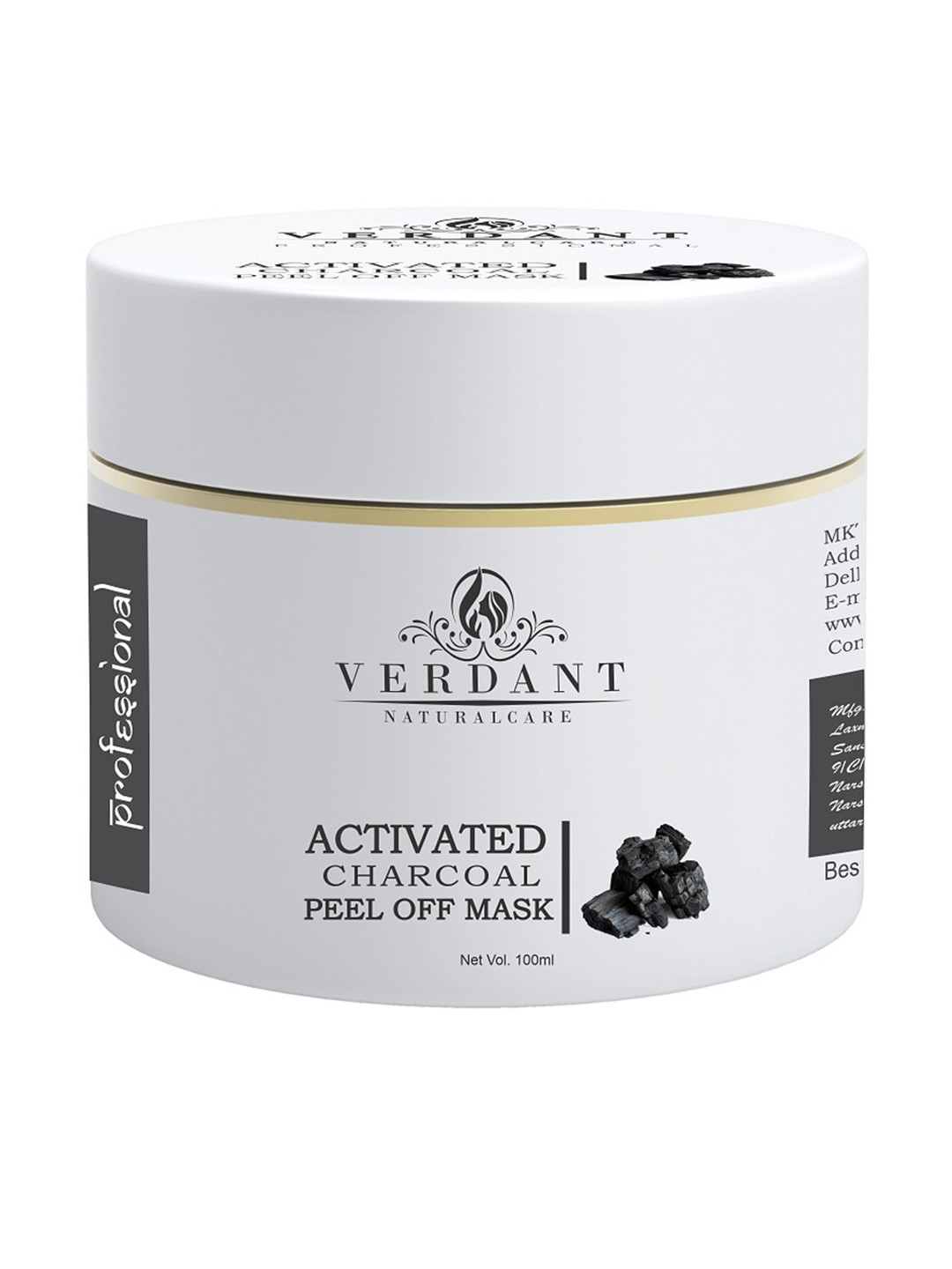 Verdant Natural Care Activated Charcoal Peel Off Mask - 100 ml