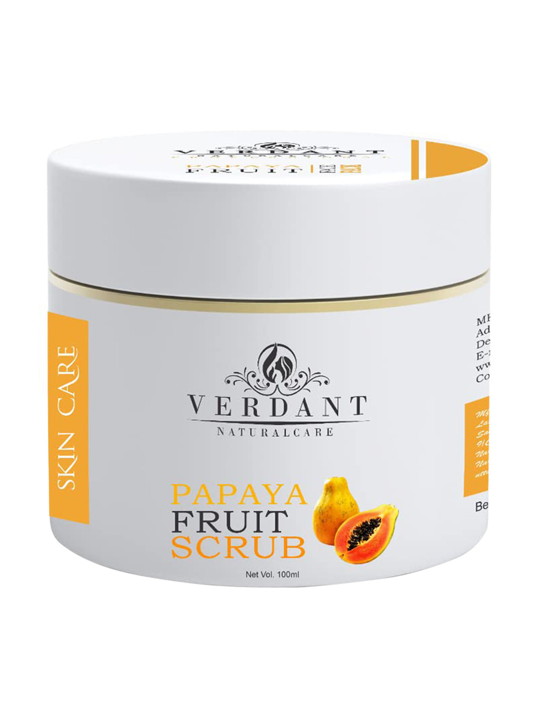 Verdant Natural Care Papaya Fruit Face Scrub 100ml