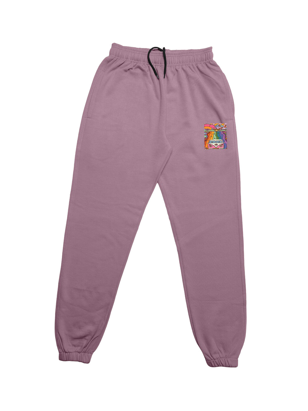 TINY HUG Boys Purple Solid Sleep To Streat Track Pants