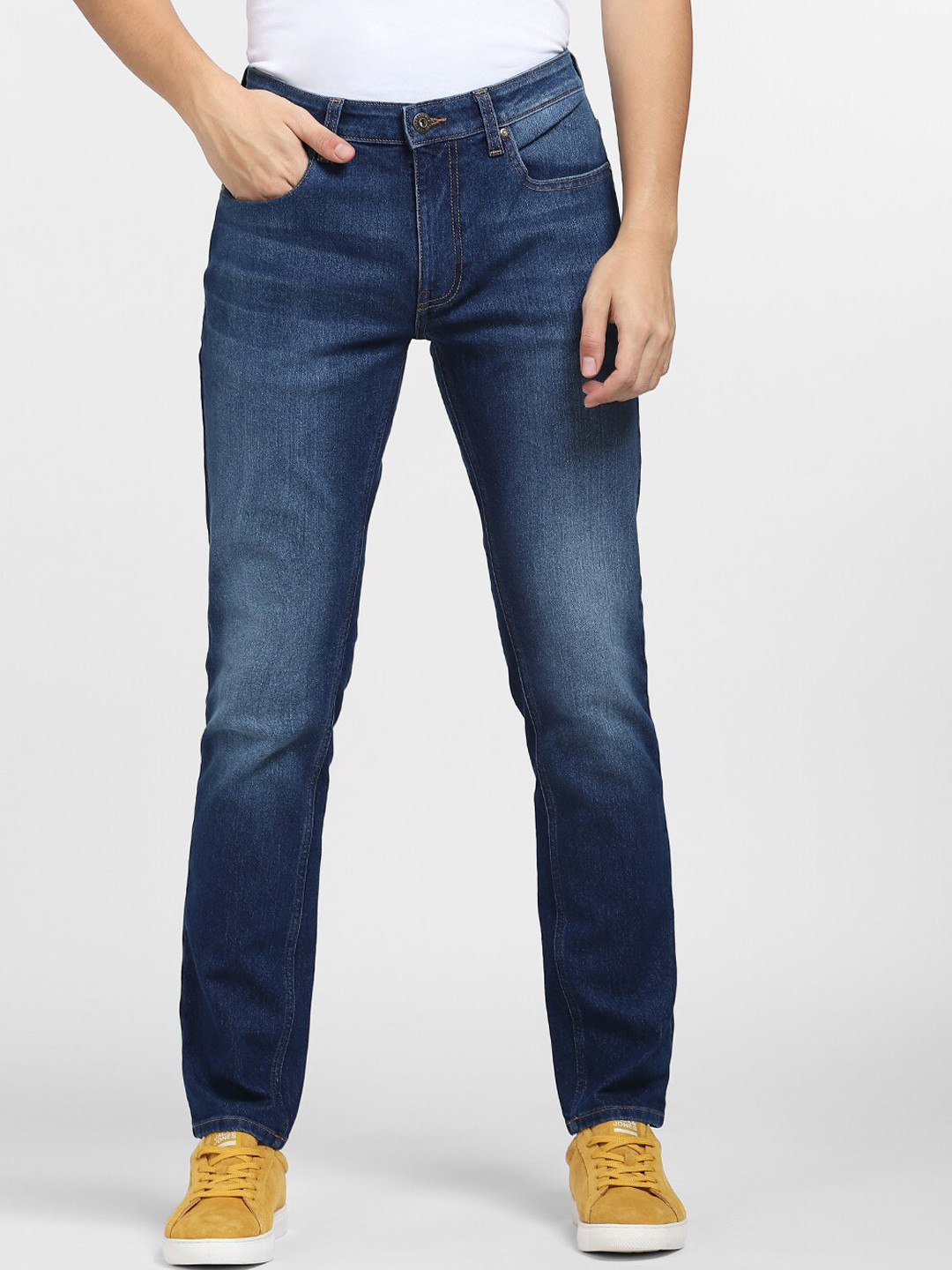 Jack & Jones Men Blue Light Fade Jeans