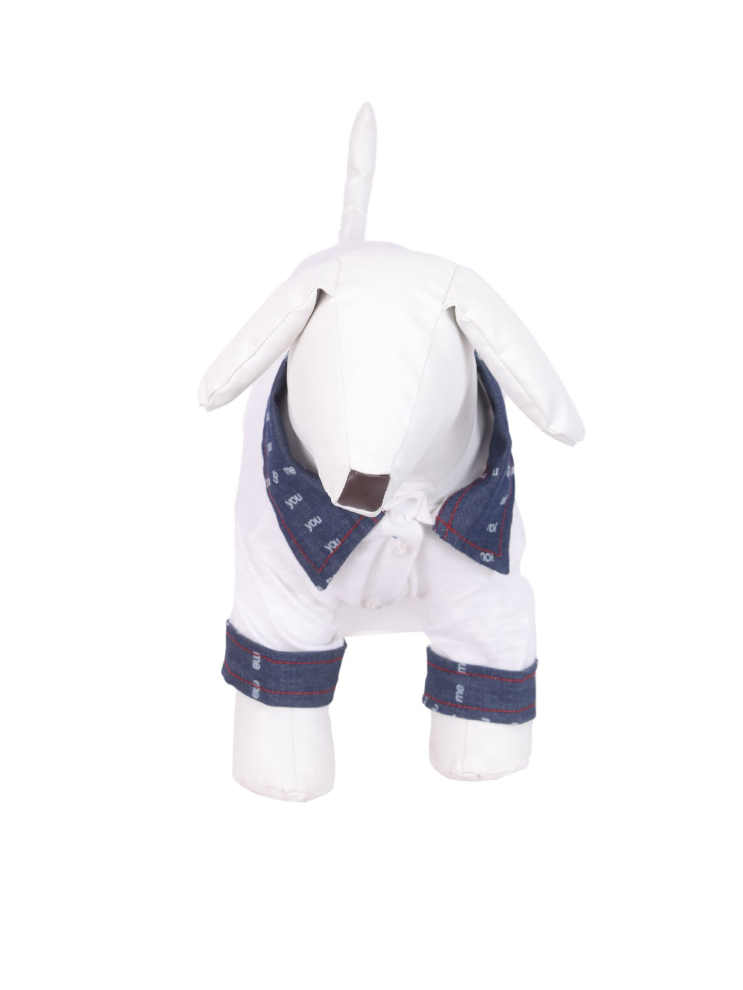 Lulala White Printed Dog Dress