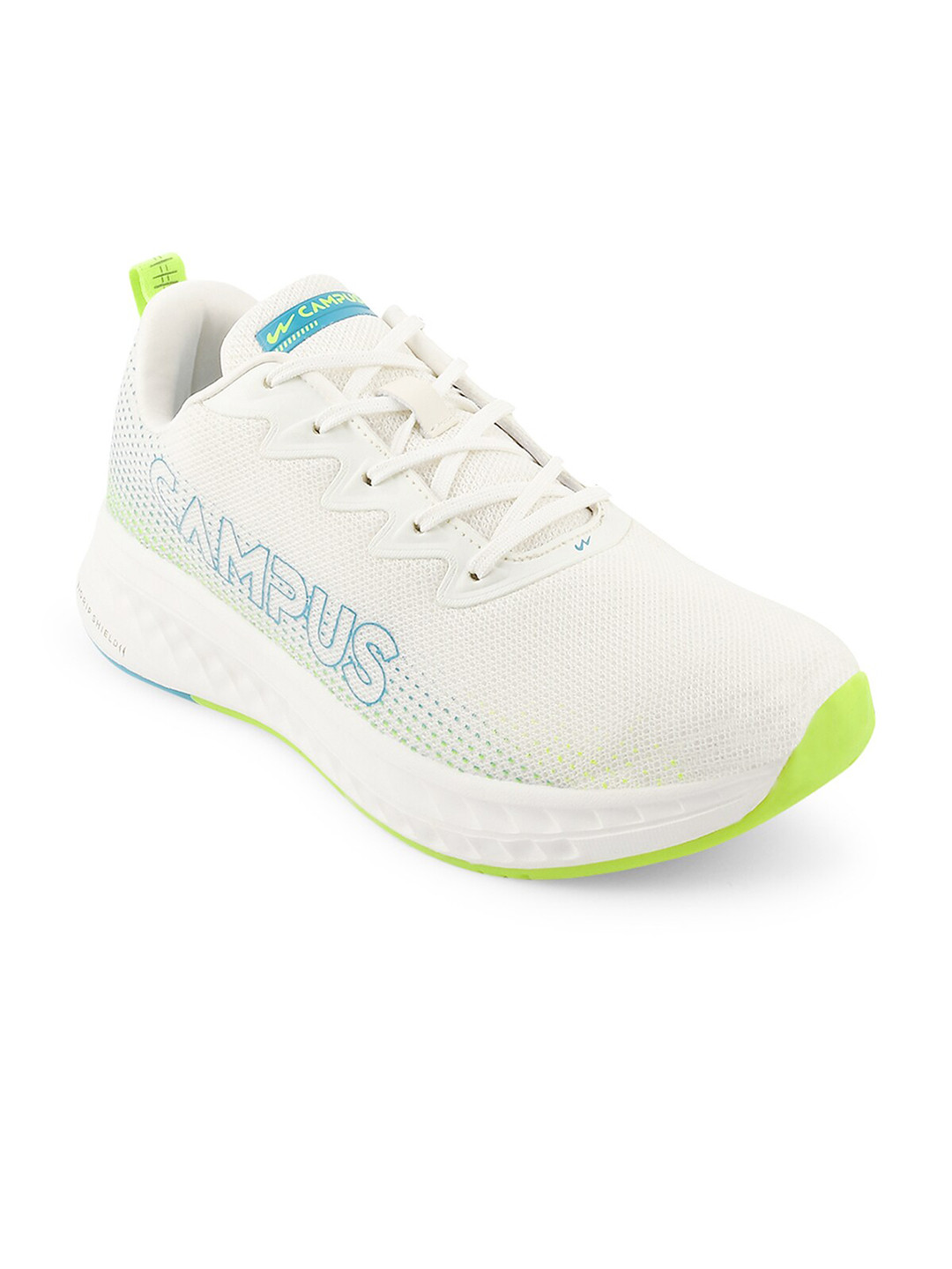 Campus Oslo Plus Shoes Campus Men Off White Mesh Running Shoes
