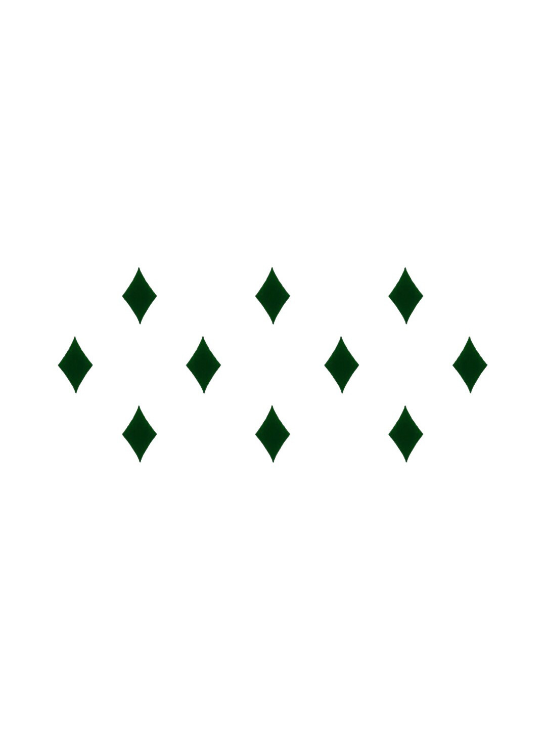 Comet Busters 10 Pcs Reusable Designer Bindis - Dark Green