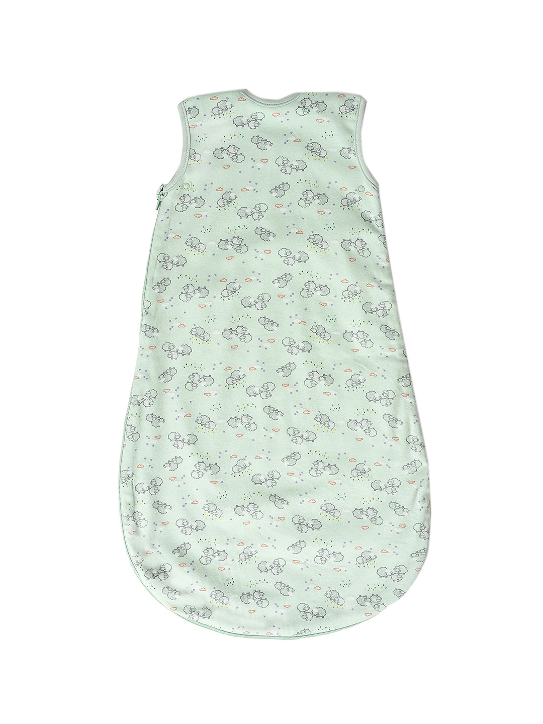 MiArcus Printed Premium Soft 100% Cotton Sleeping Bag for Baby's Comfortable Sleep - Green