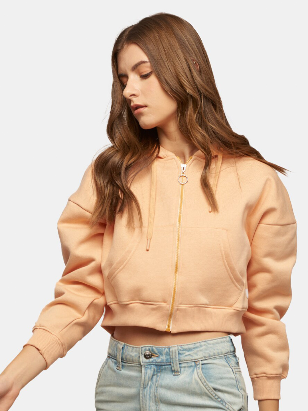 The Souled Store Women TSS Originals Cotton Hooded Oversized Sweatshirt