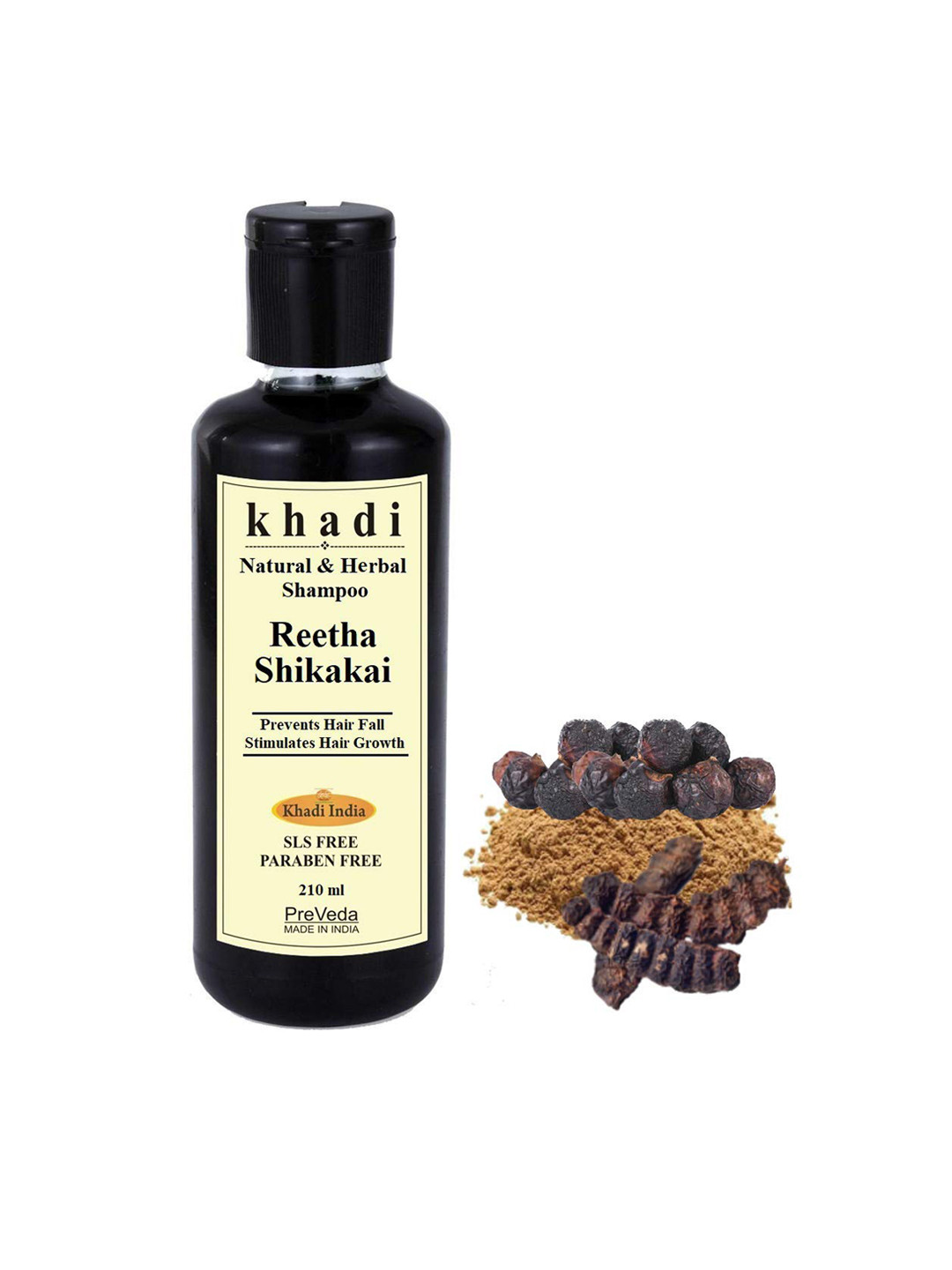 PreVeda Reetha Shikakai Shampoo 210ml