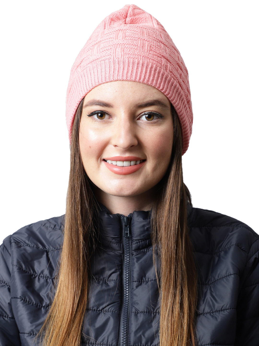 ELLIS Women Pink Beanie
