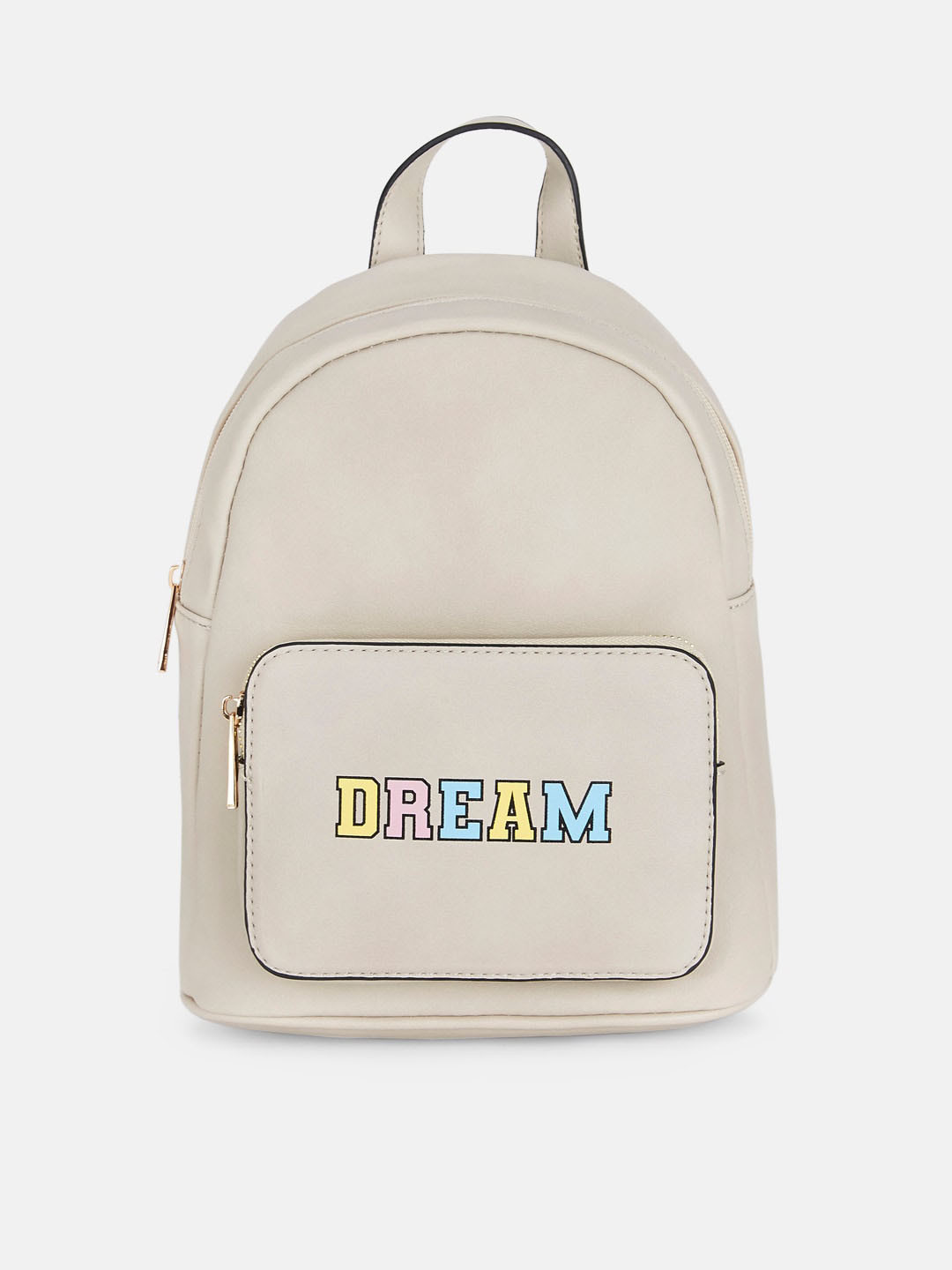 Forever Glam by Pantaloons Women Beige Backpack