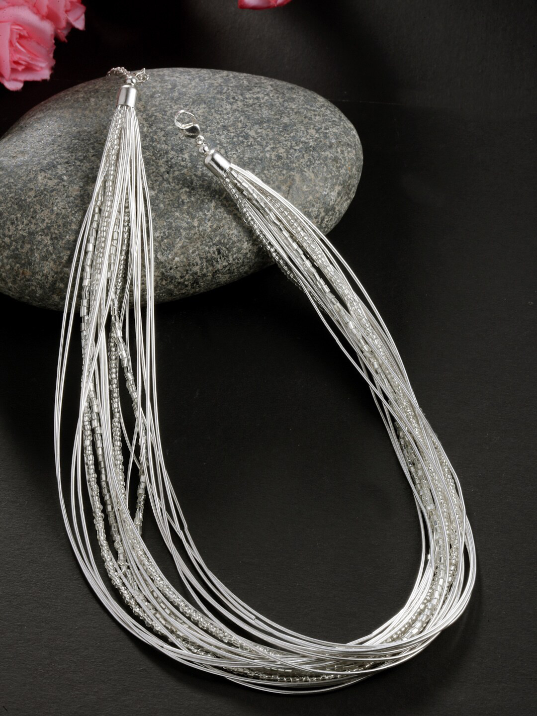 VOGUE PANASH Women Silver-Plated Layered Necklace