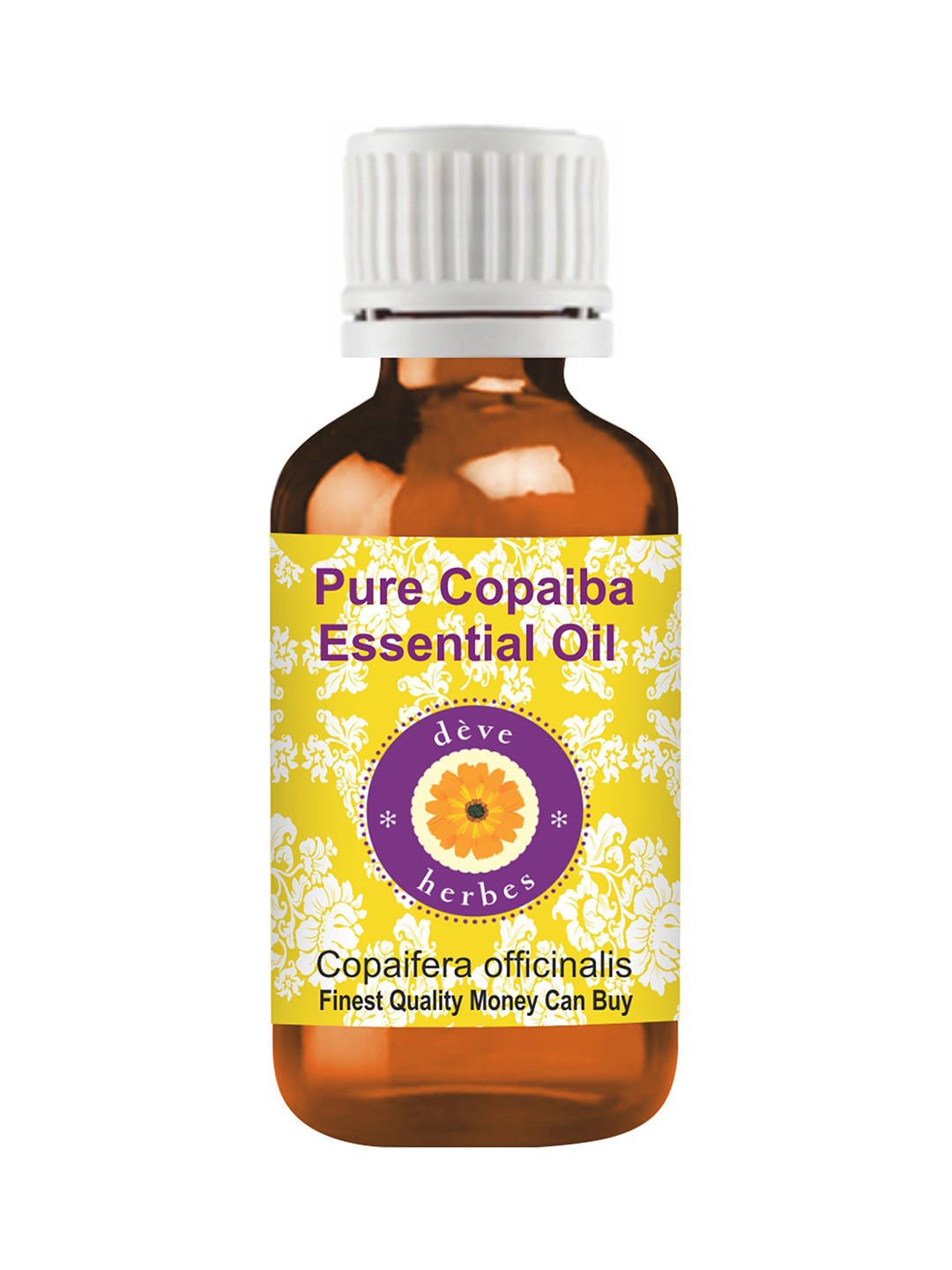Deve Herbes Pure Copaiba Essential Oil - Natural Therapeutic Grade Steam Distilled - 10ml