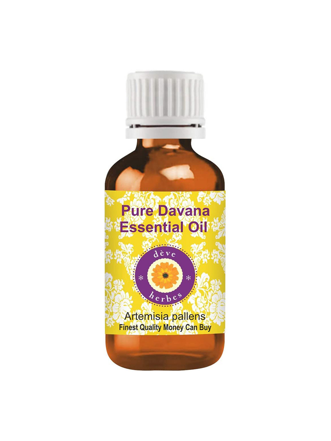Deve Herbes Pure Davana Essential Oil Natural Therapeutic Grade Steam Distilled 10ml