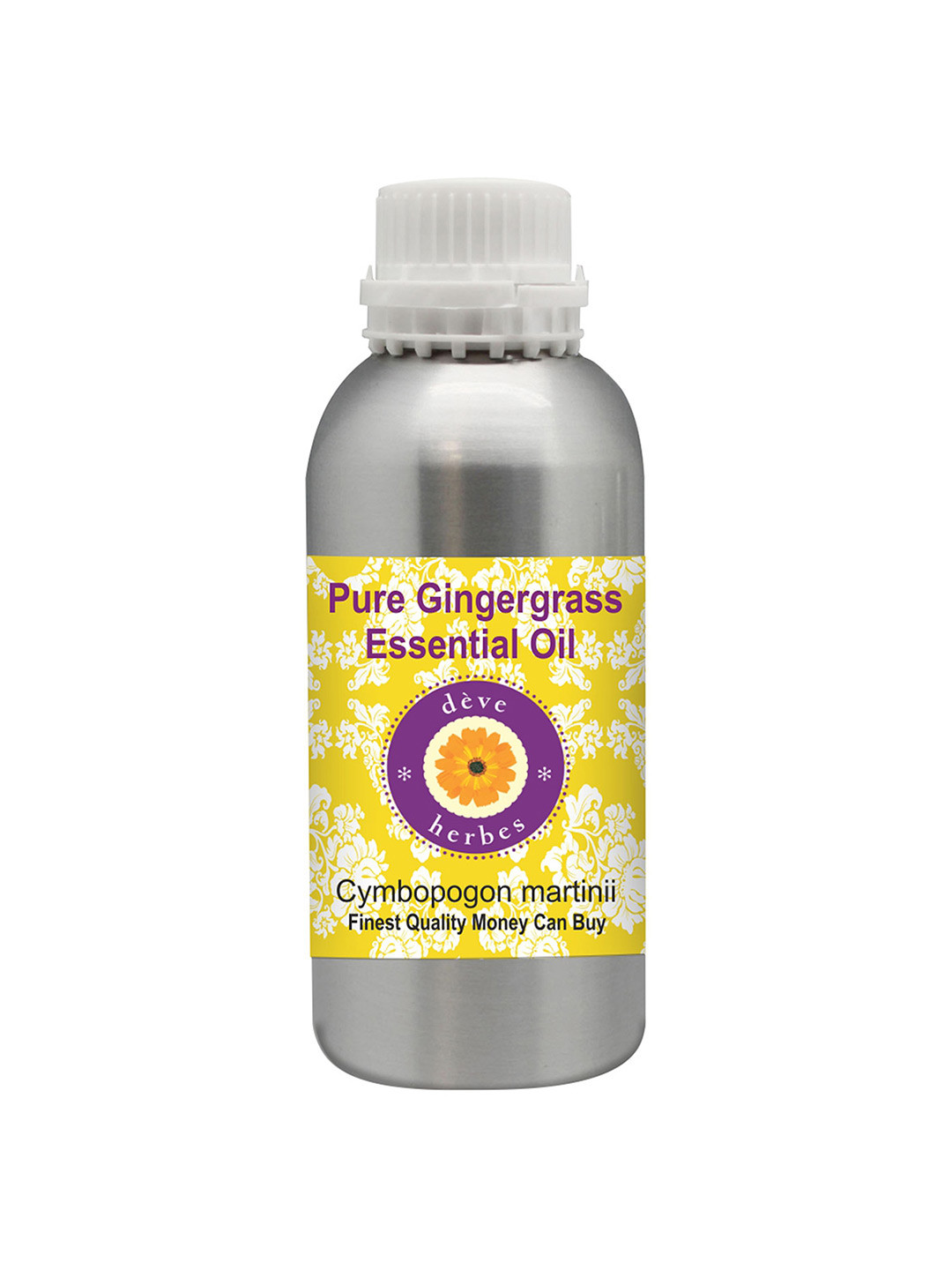 Deve Herbes Natural Therapeutic Grade Distilled Pure Gingergrass Essential Oil - 1250 ml