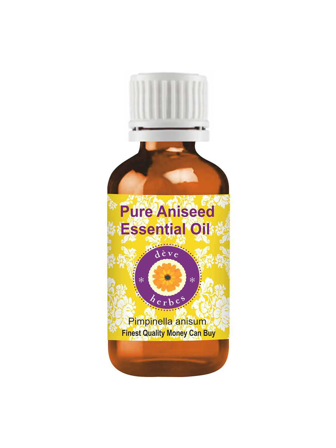 Deve Herbes Pure Aniseed Essential Oil - Natural Therapeutic Grade Steam Distilled - 50ml