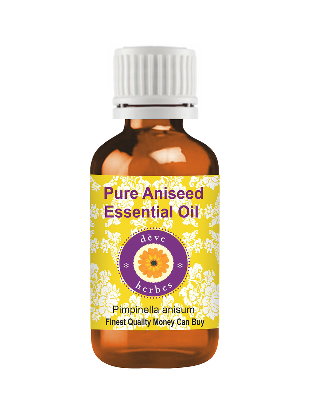 Deve Herbes Pure Aniseed Essential Oil - Natural Therapeutic Grade Steam Distilled - 5ml