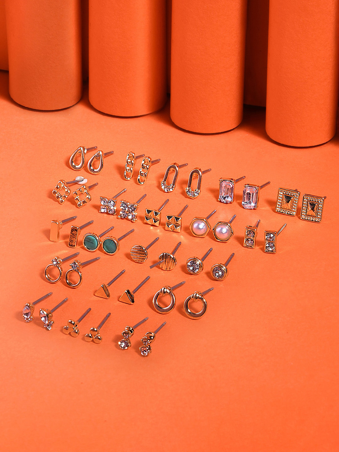 Accessorize Set of 20 Classic Stud Earrings