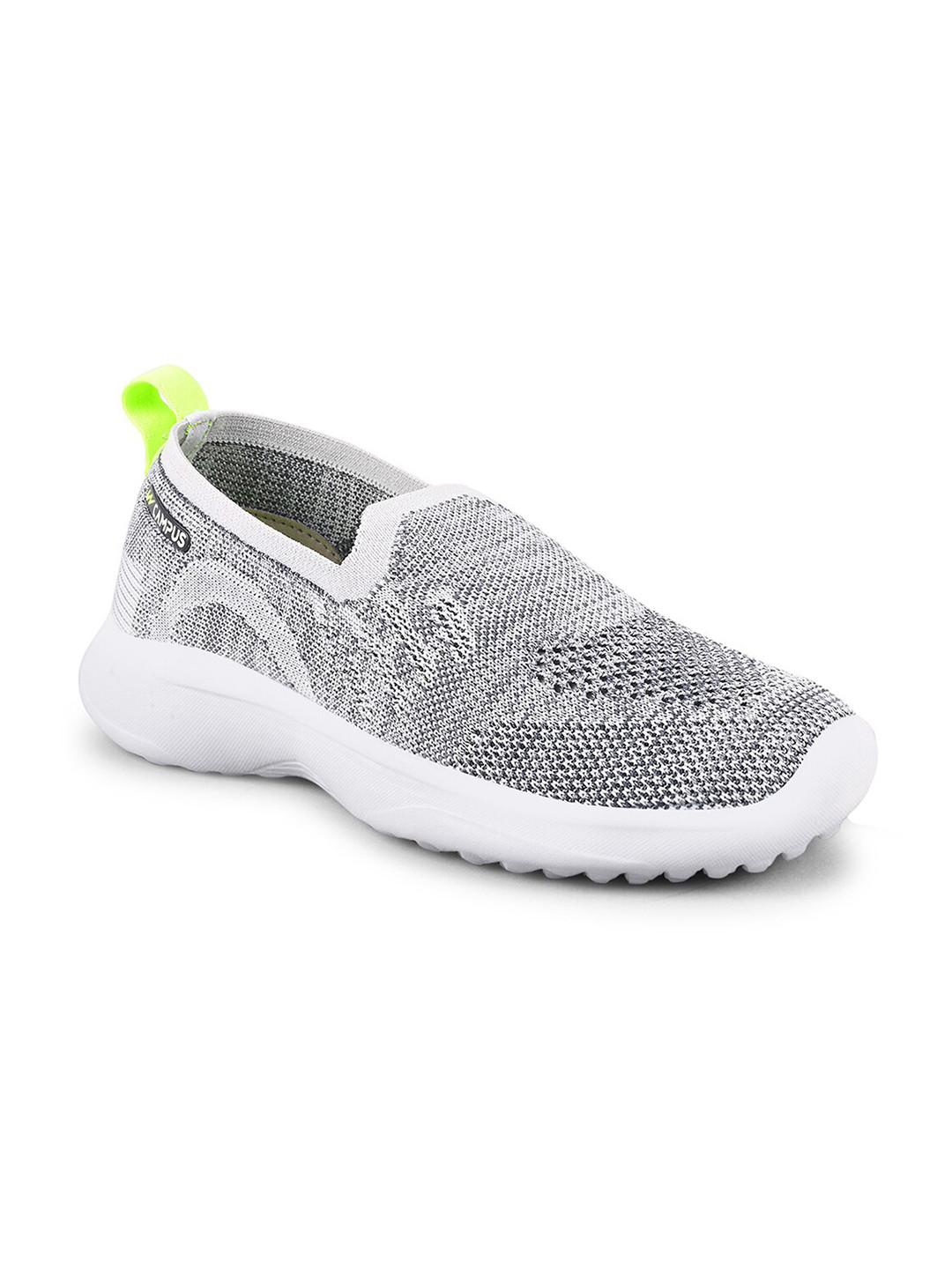 Campus Women CAMP-KITE Grey Mesh Walking Slip On Shoes