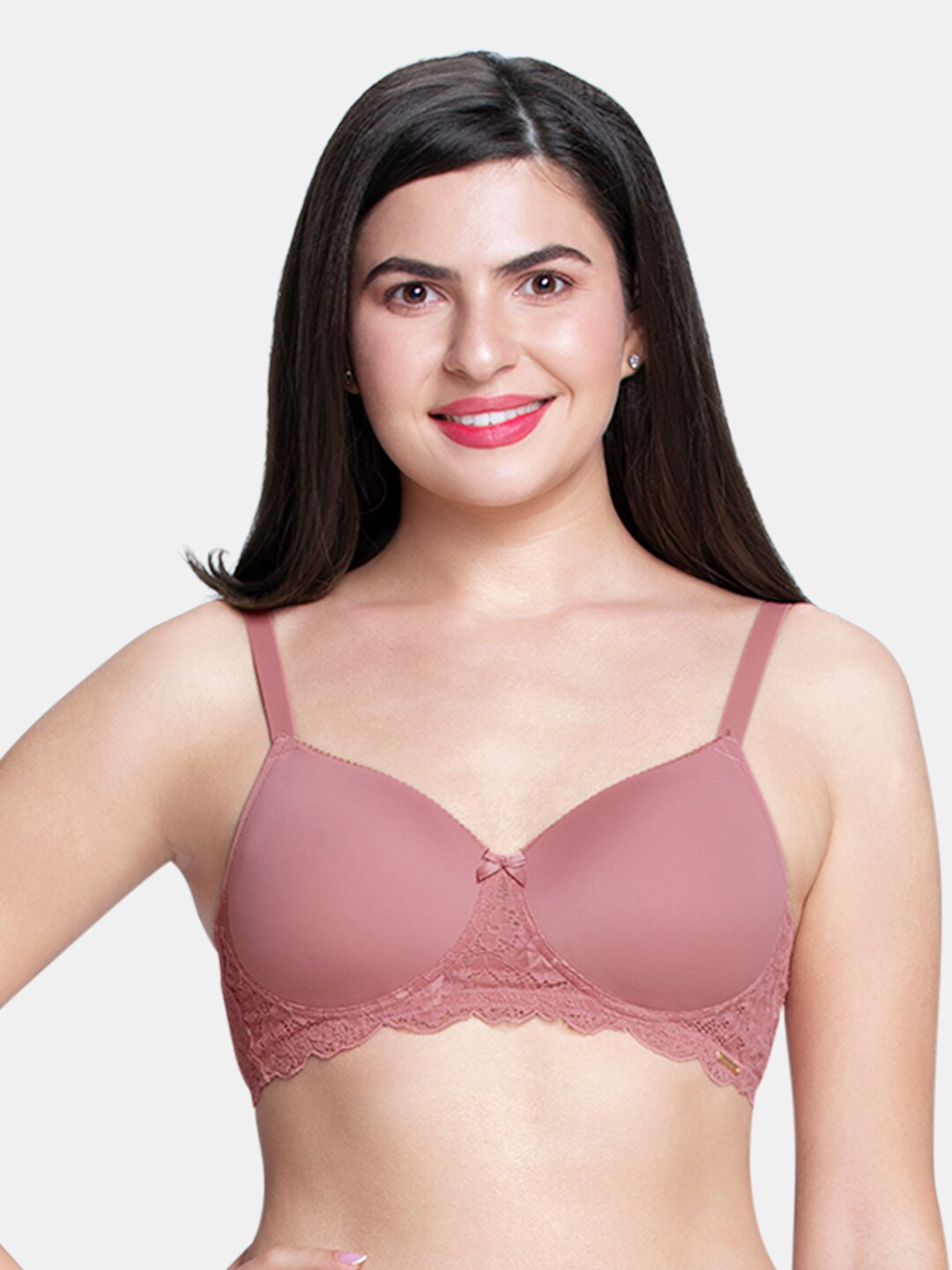 Amante Padded Wirefree Lace Elegance Bra BRA87701