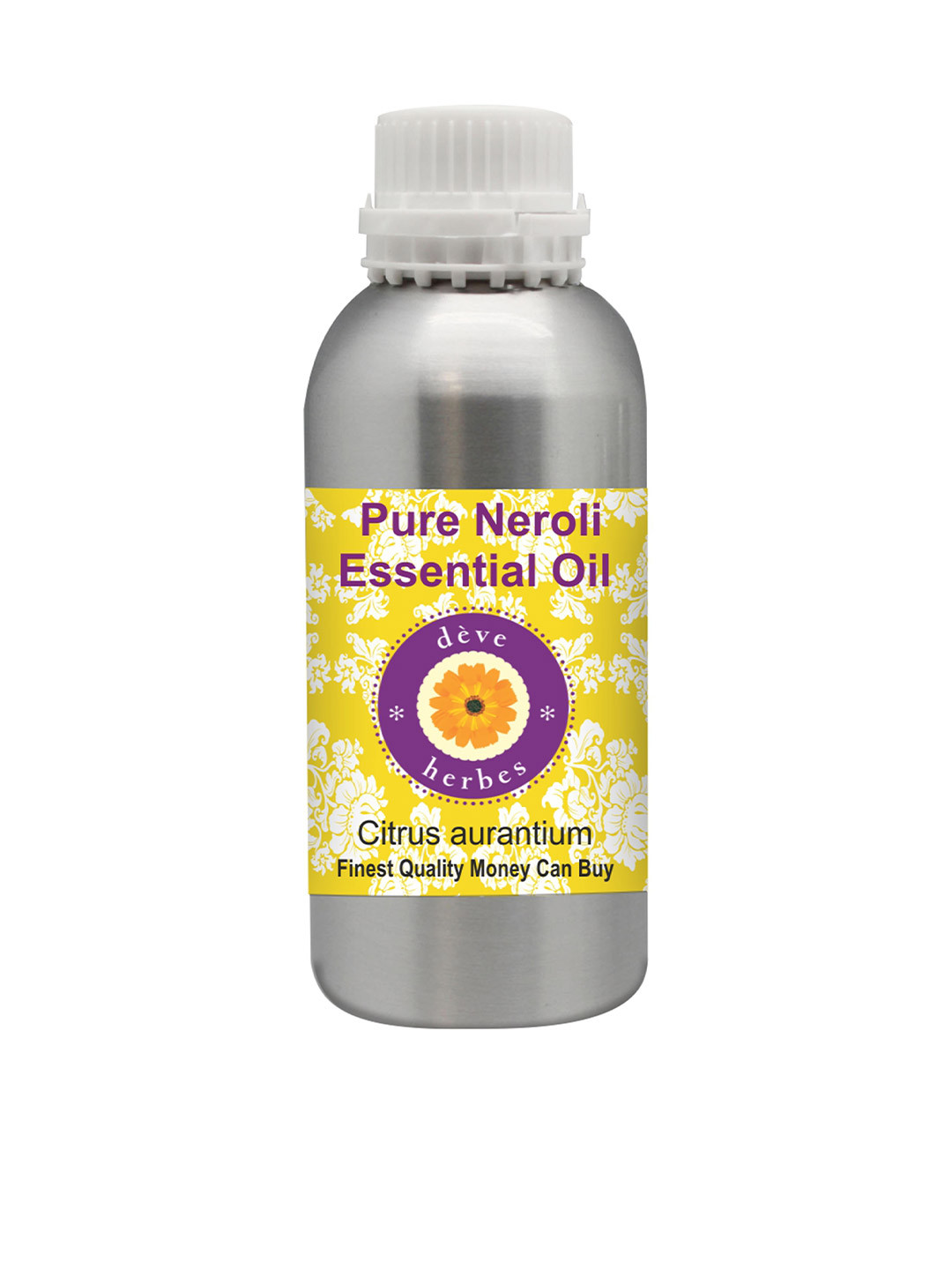Deve Herbes Pure Neroli Essential Oil - Natural Therapeutic Grade Steam Distilled - 630 ml