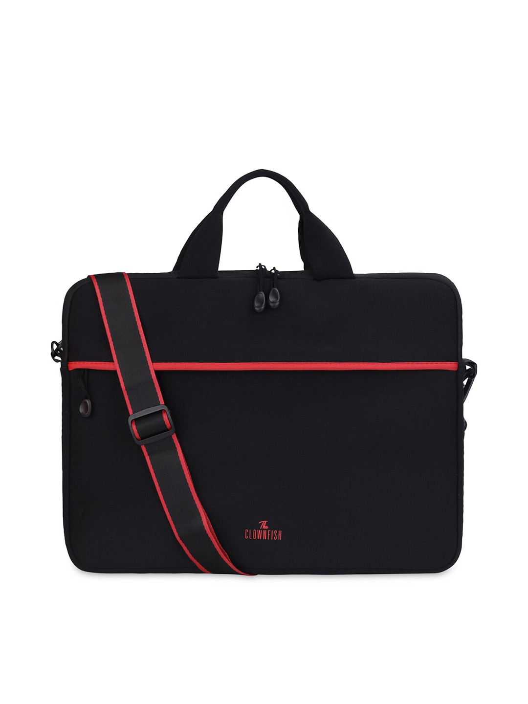 THE CLOWNFISH Lucas Unisex Black Laptop Bag