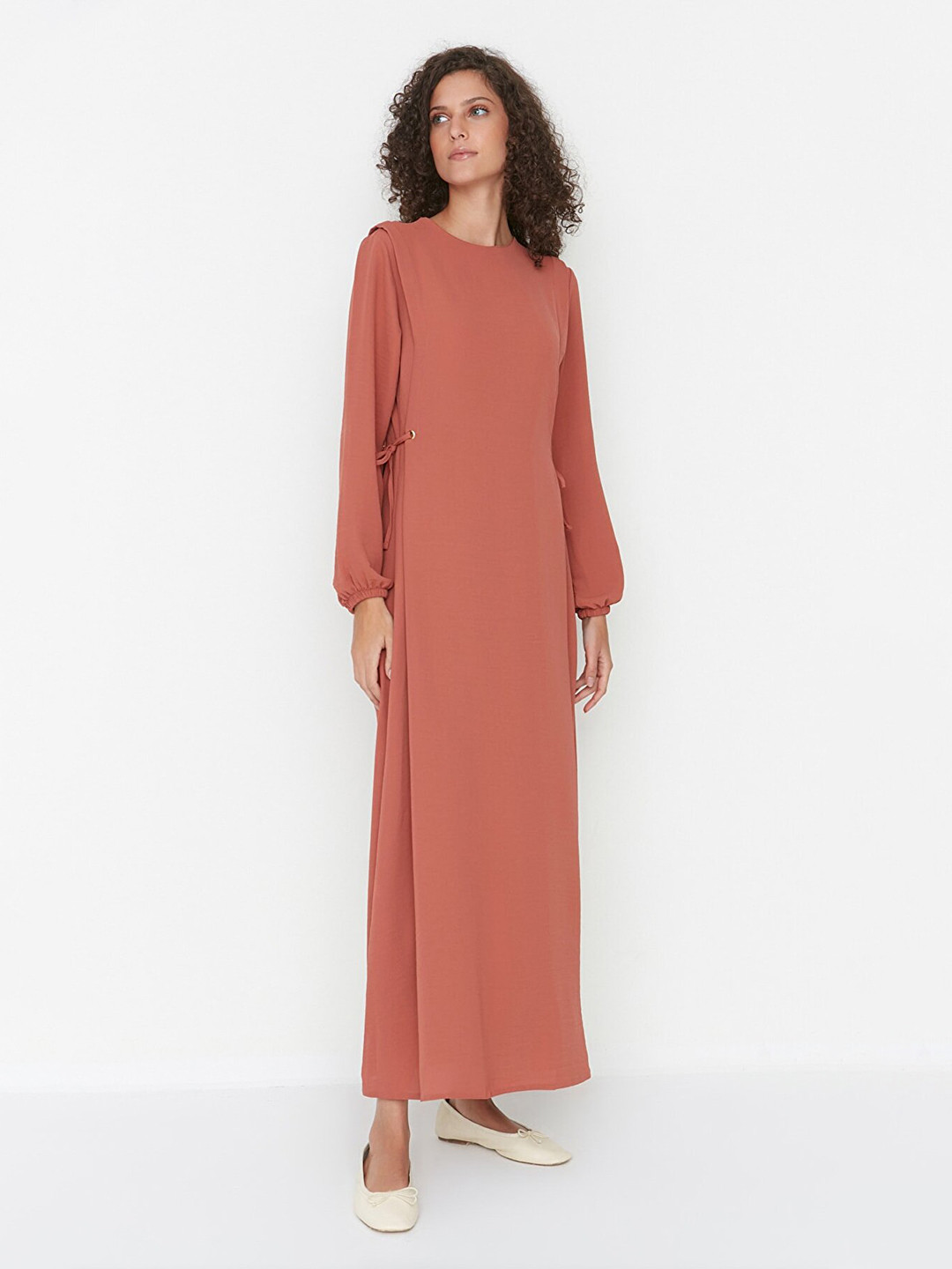 Trendyol Women Rust Maxi Dress