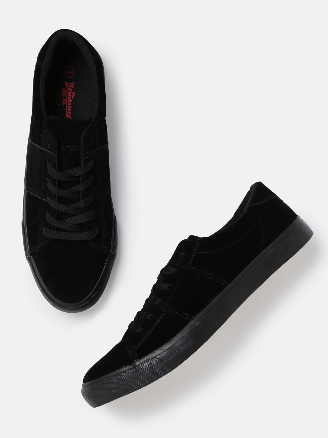 Roadster black casual shoes Clearance