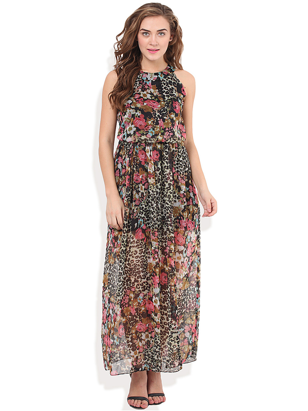 TRENDY DIVVA Women Multicoloured Printed Maxi Dress