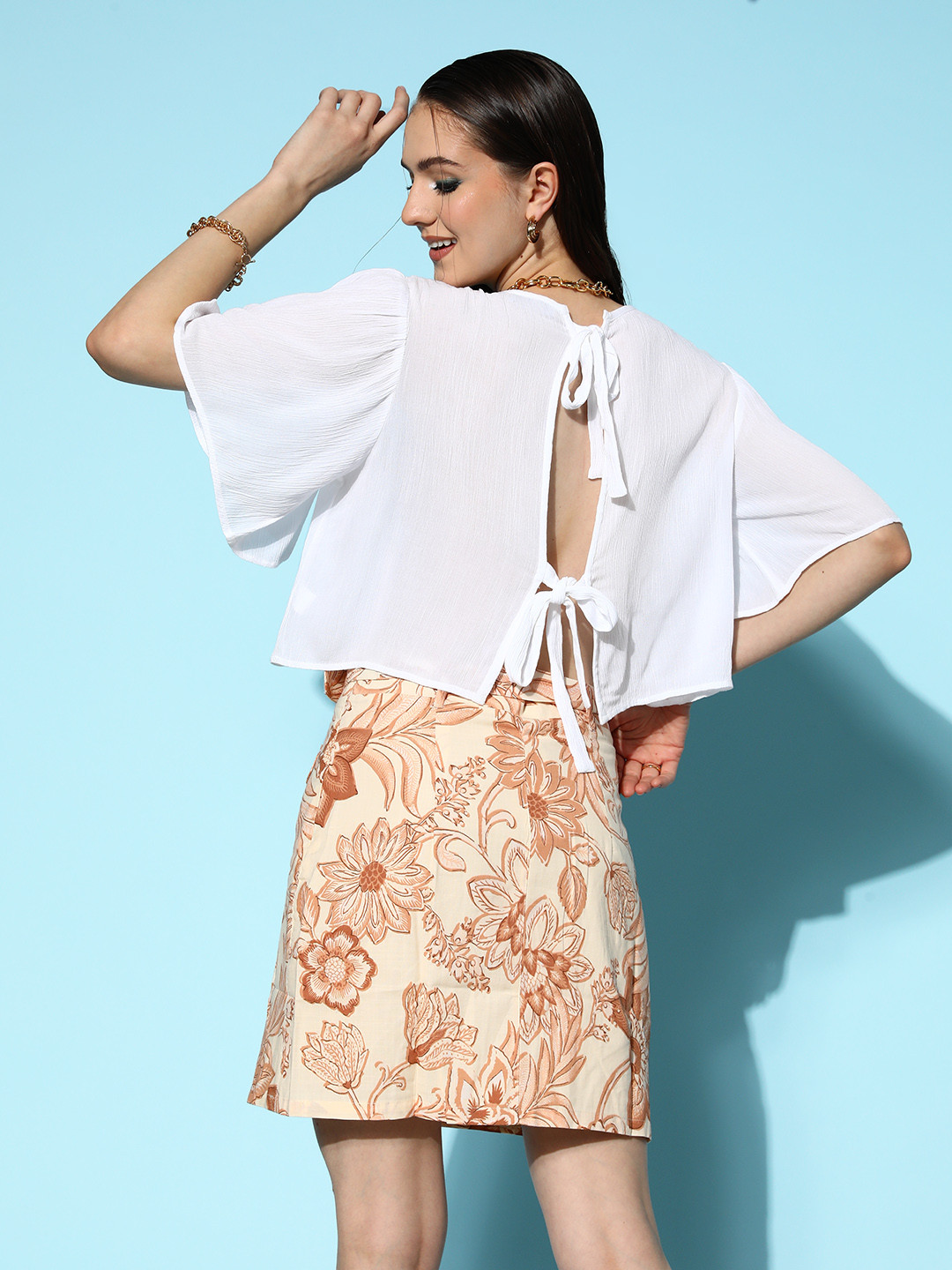 The Roadster Lifestyle Co. Pearl White Styled Back Soul ties