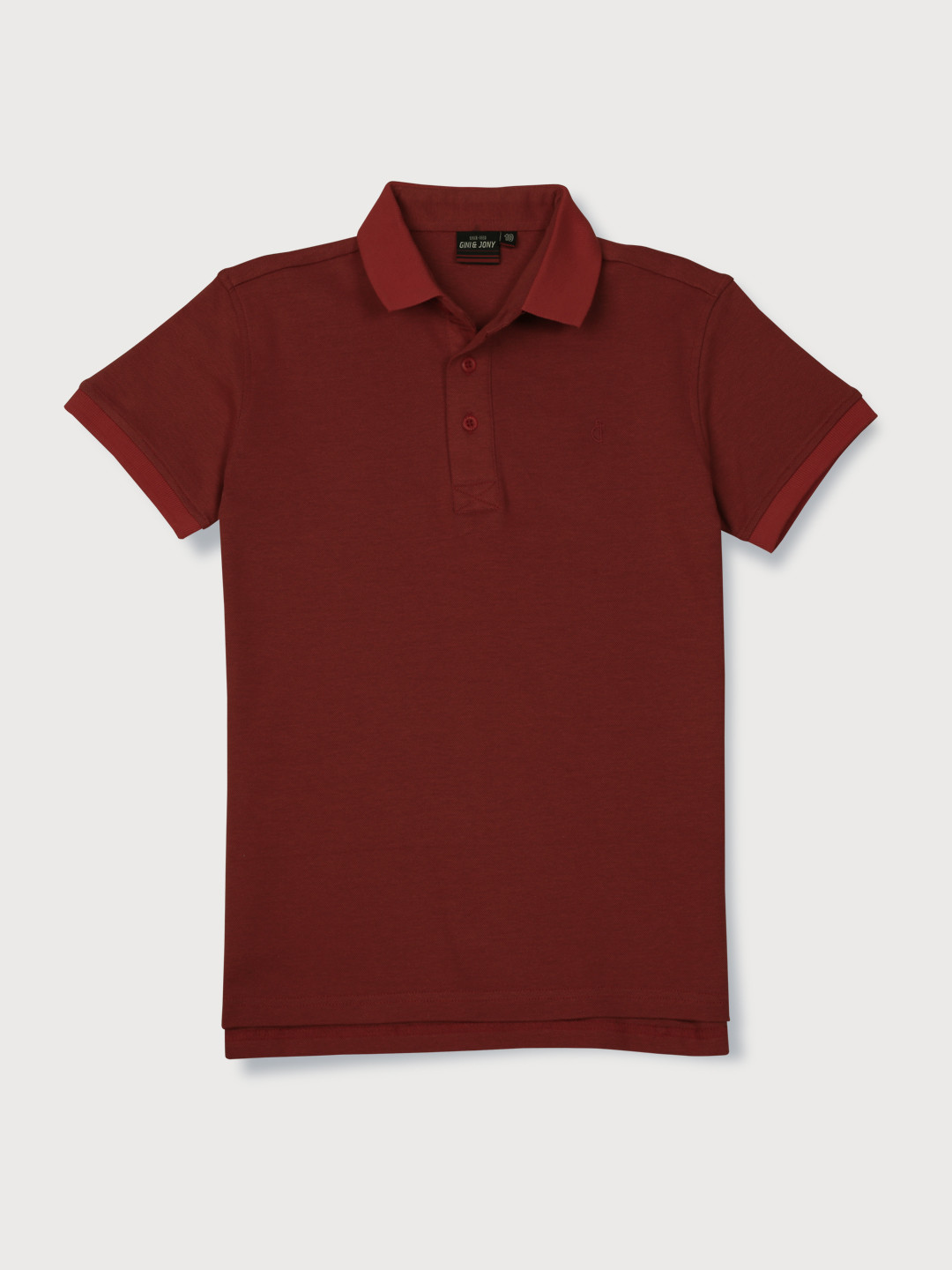 Gini and Jony Boys Maroon Polo Collar T-shirt