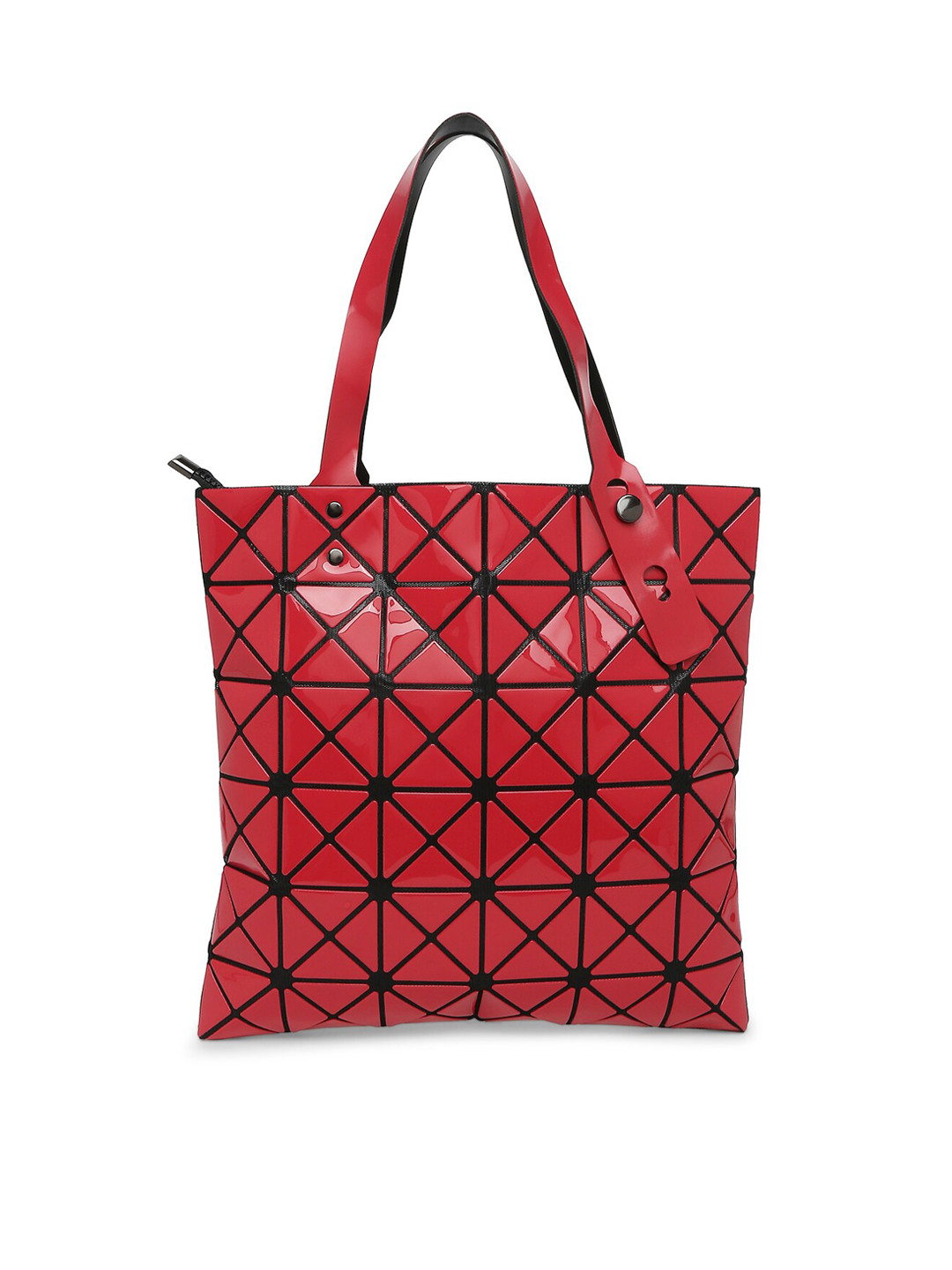 BAOMI Geometric Printed Structured Shoulder Bag