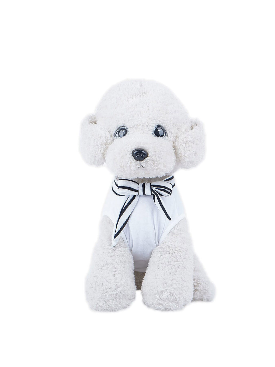 Emily pets White Printed Cat and Dog Dresses