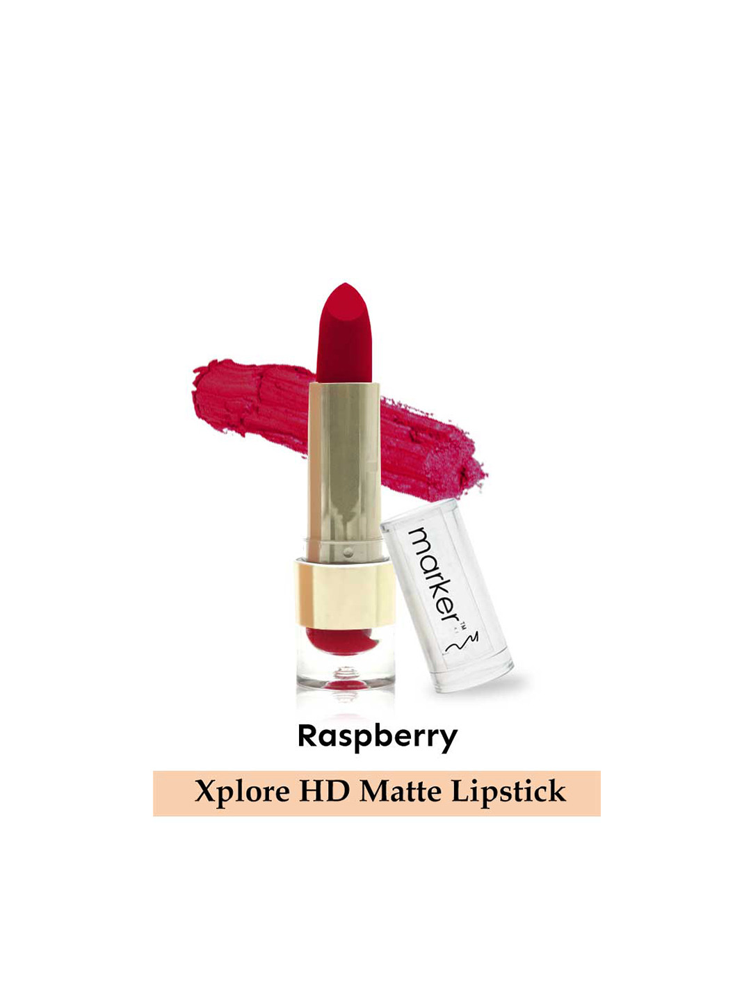 BeautyRelay London Marker Xplore HD Matte Lipstick 3.5g -Raspberry